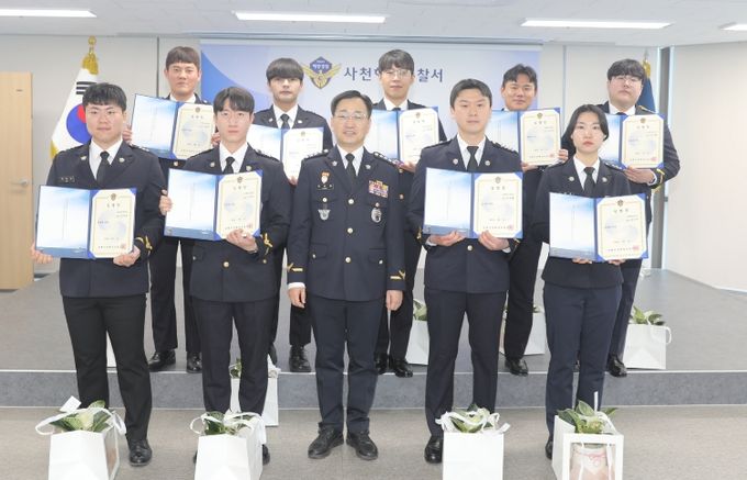 승진임용식 기념사진