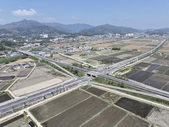 2026년 기후대응 도시숲 조성예정지(국도45호선 송산교차로)