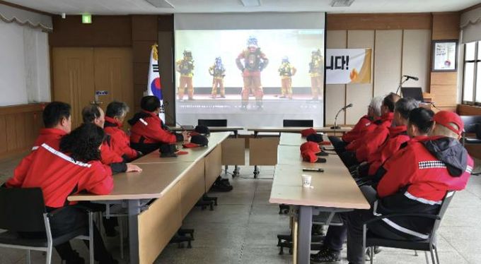 서천군 판교면, 봄철 산불유급감시원 안전보건교육 실시