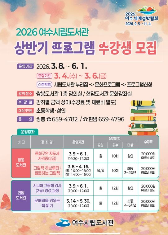 ‘상반기 프로그램’ 수강생 모집