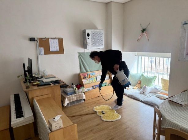 세종학교지원본부, 147개교 대상 ‘교사 내 소독’ 연중 실시(소담유치원)