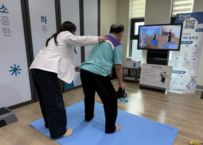 소하건강생활지원센터에서 '내몸맞춤 운동교실'을 운영하고 있다.